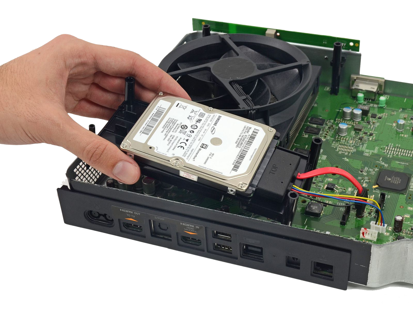 Réparation par remplacement du disque dur Xbox One, Modèle S et X